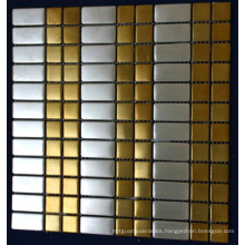 Stainless Steel Metal Mosaic Kitchen Backsplash Tile (SM215)